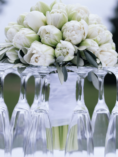 Brautstrauss aus Tulpen