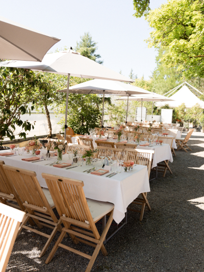 Stilvolle Gartenhochzeit