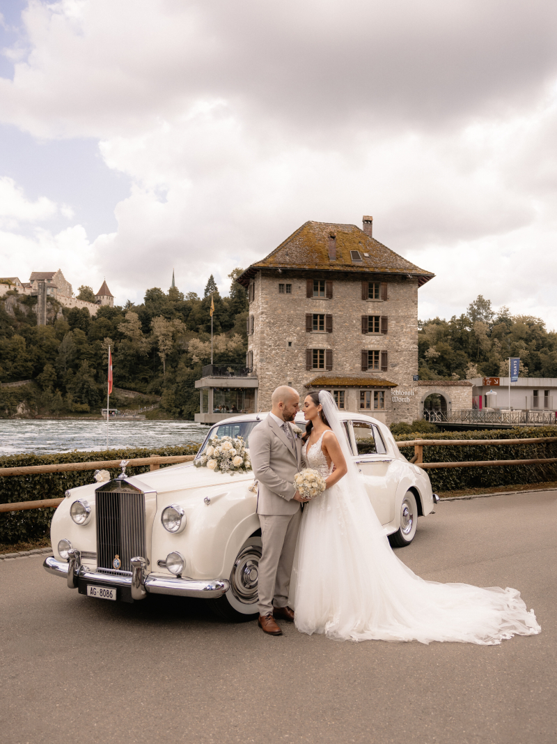 Märchenhochzeit im Schloss Laufen am Rheinfall